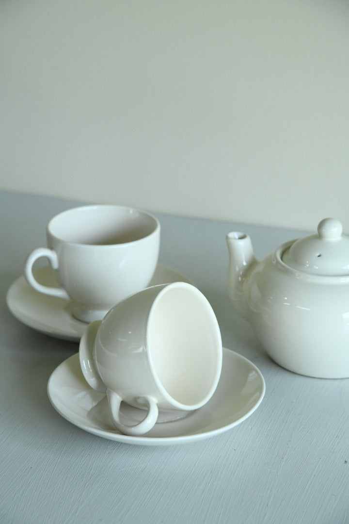 Small Teapot Cups and Saucers