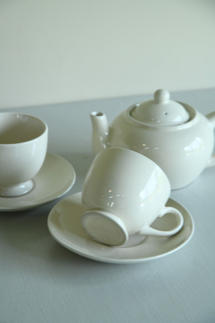 Small Teapot Cups and Saucers