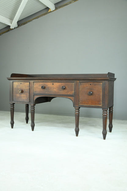 Large Antique Mahogany Sideboard Server Dresser Cabinet