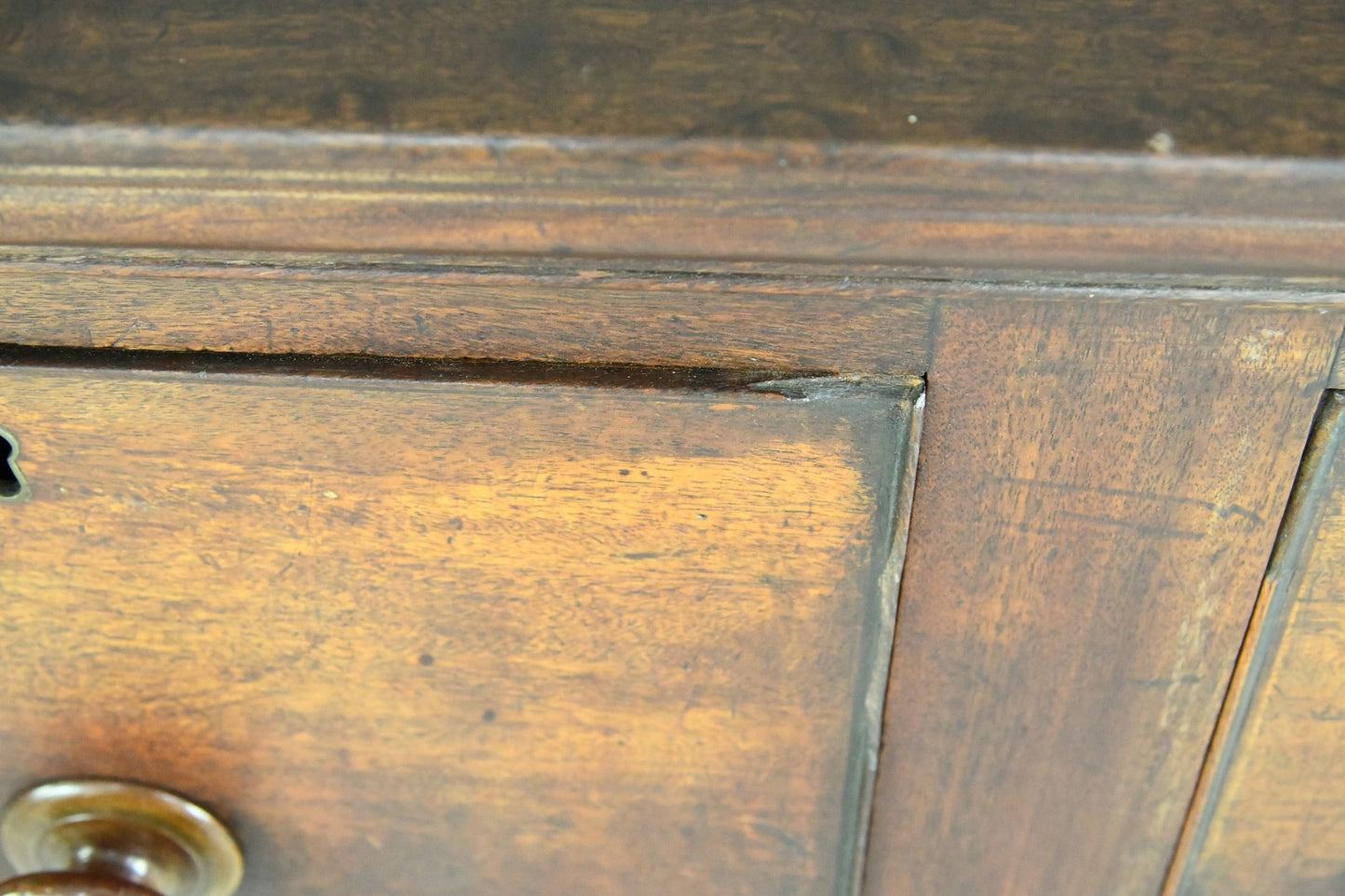 Large Antique Mahogany Sideboard Server Dresser Cabinet