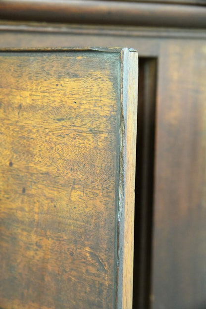 Large Antique Mahogany Sideboard Server Dresser Cabinet