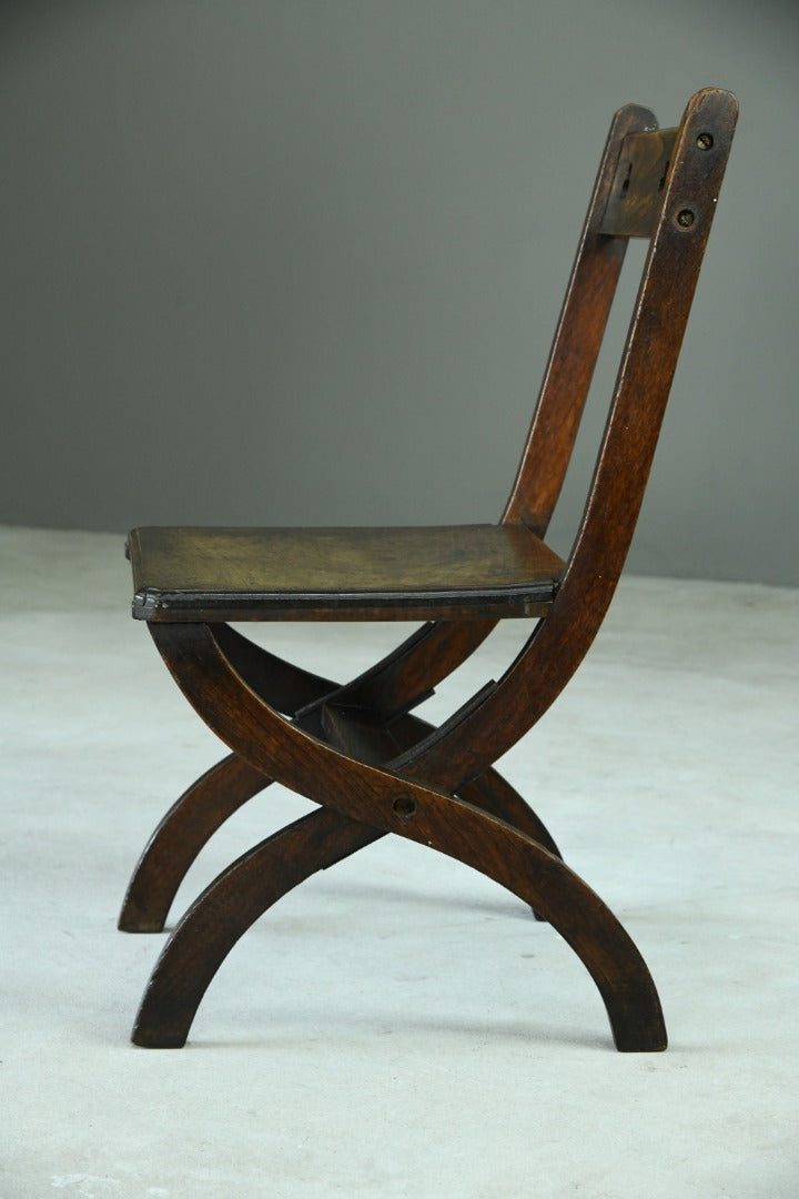 Arts and Crafts Single Oak Chair