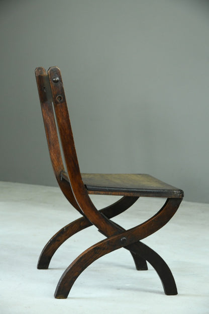 Arts and Crafts Single Oak Chair