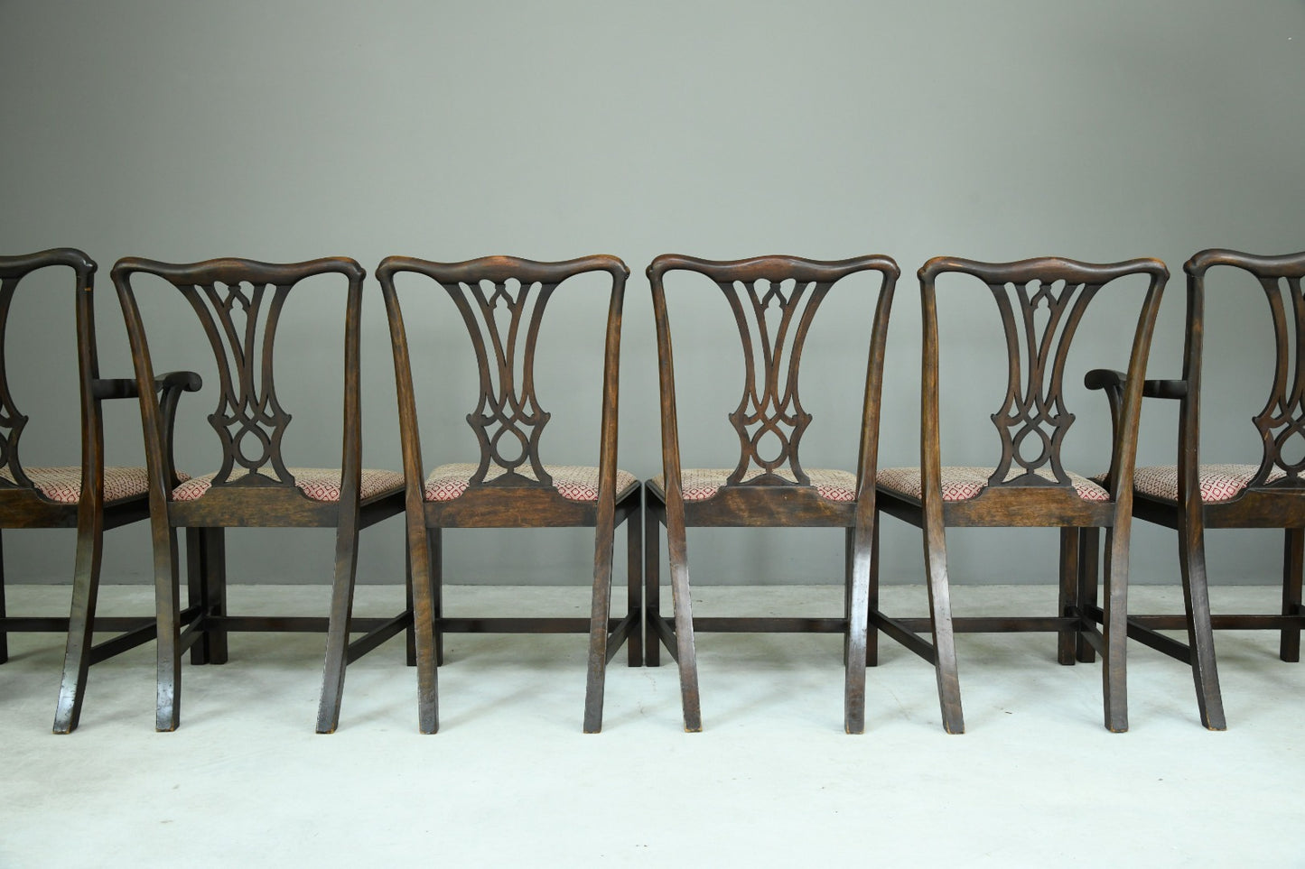 Set 6 Chippendale Dining Chairs