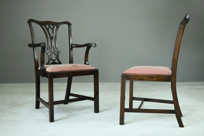 Set 6 Chippendale Dining Chairs