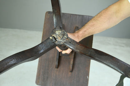 Antique Mahogany Occasional Tilt Top Table