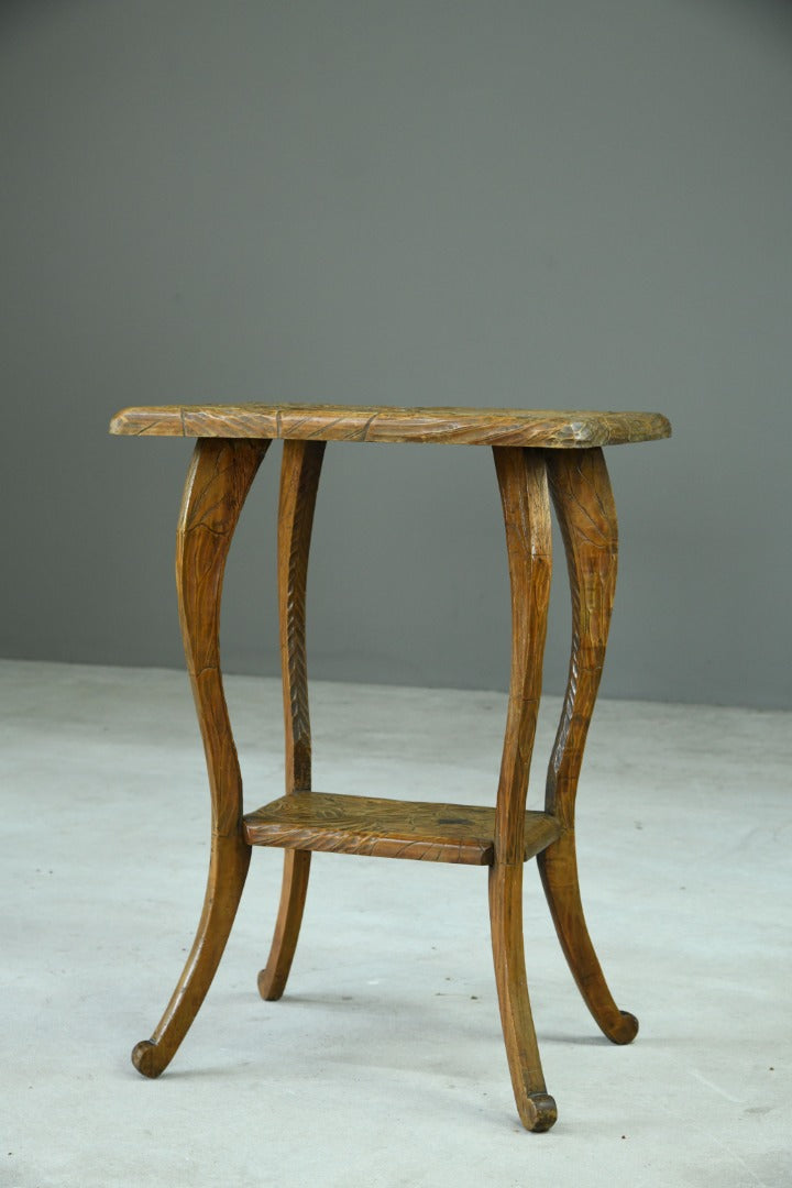 Liberty Carved Japanese Side Table