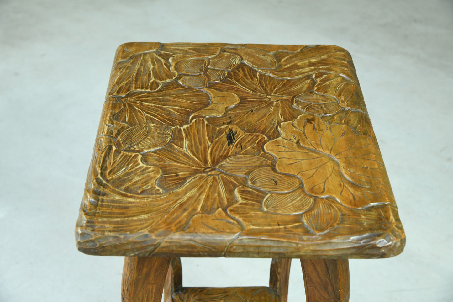 Liberty Carved Japanese Side Table