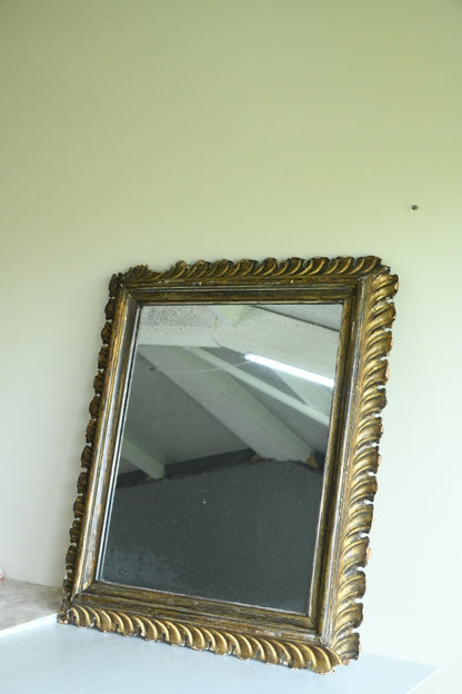 Antique Continental Gilt Mirror