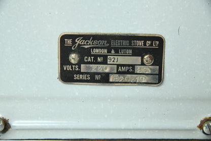 1930s Grey Enamel Electric Cooker