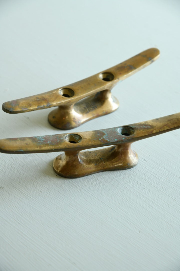 Pair Copper Mooring Cleats