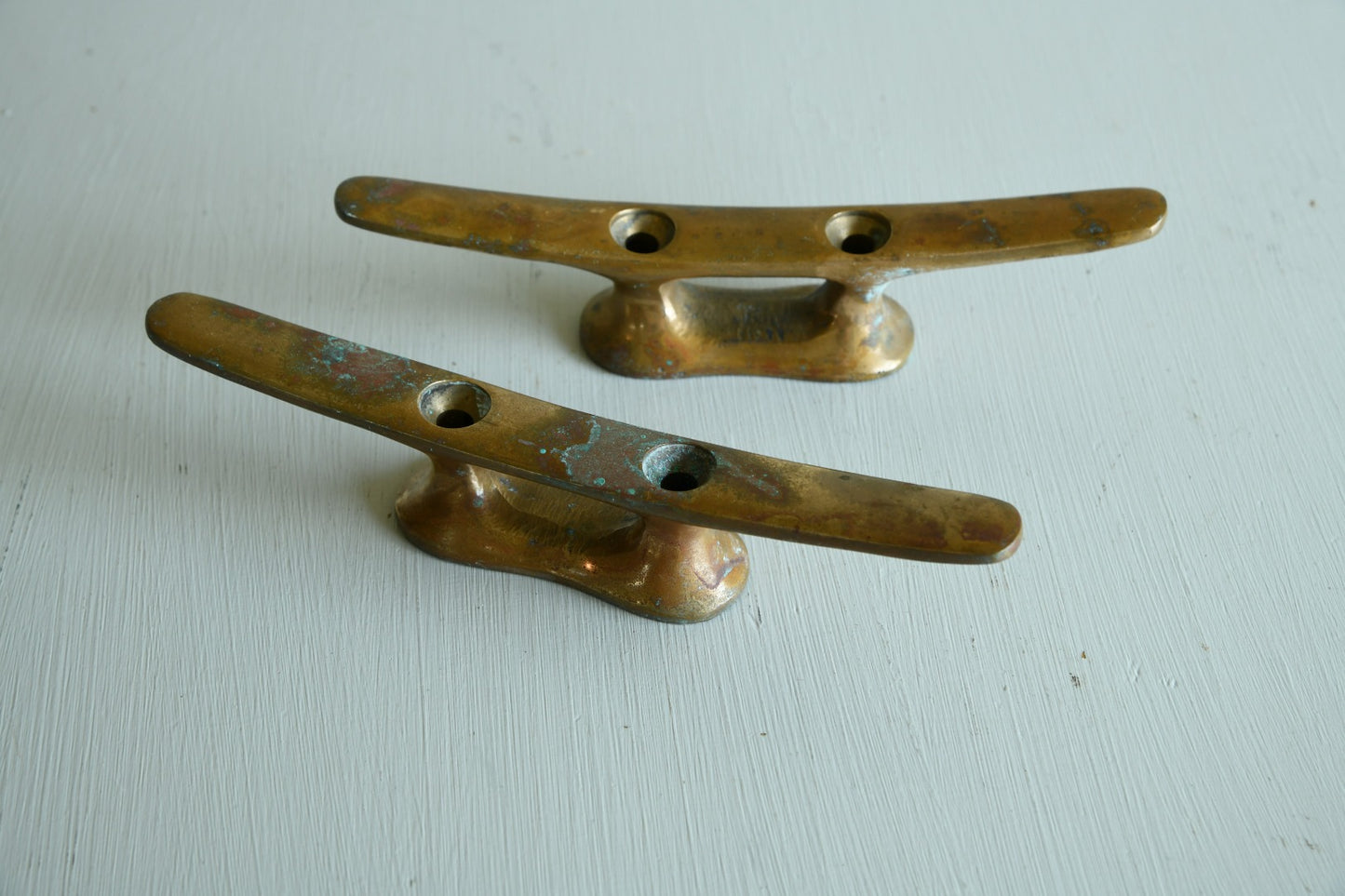 Pair Copper Mooring Cleats