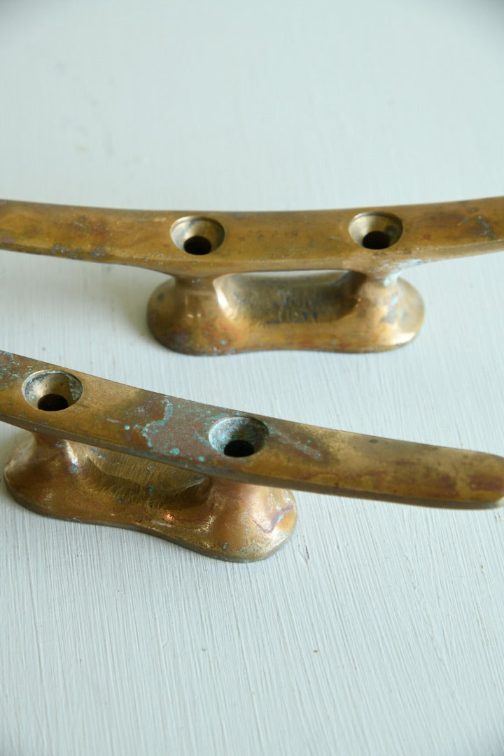 Pair Copper Mooring Cleats