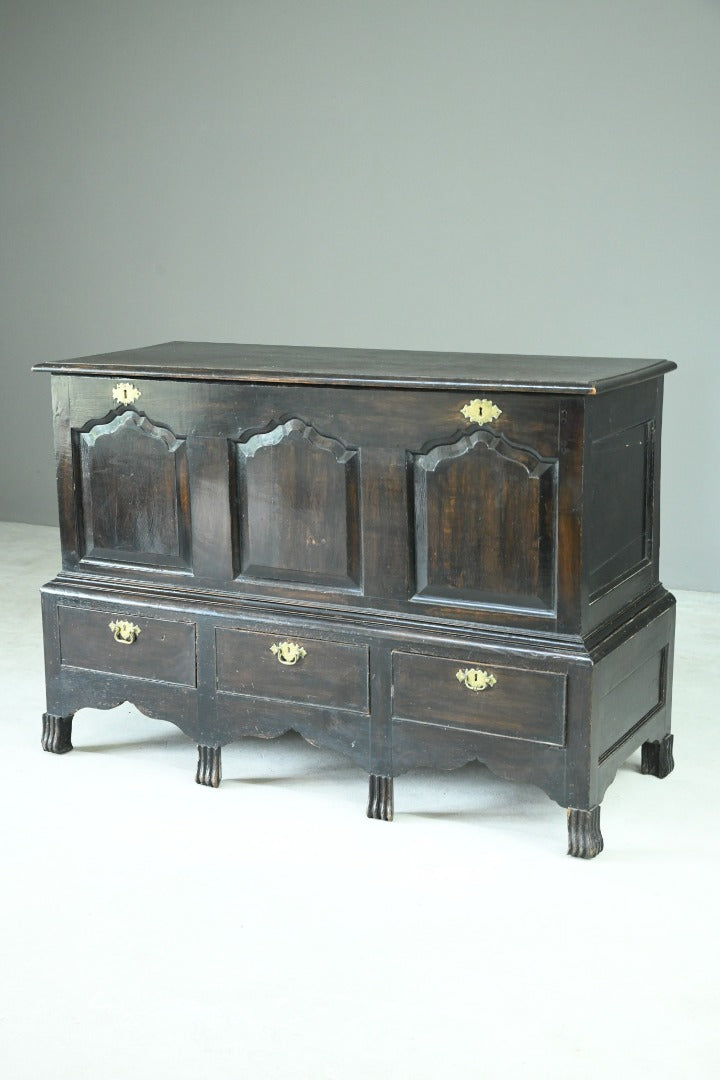 George III Oak Mule Chest