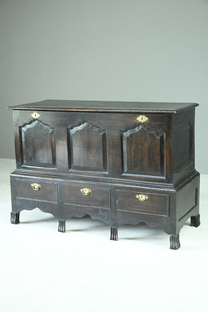 George III Oak Mule Chest