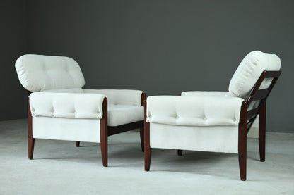 Pair Retro Style Armchairs