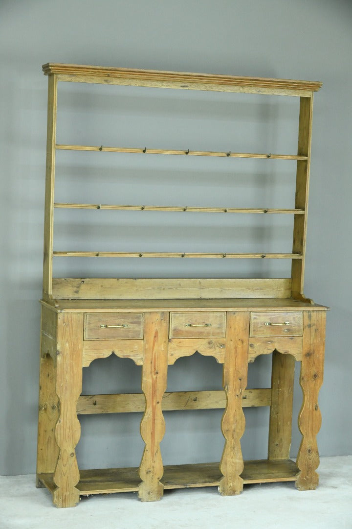 Rustic Pine Kitchen Dresser