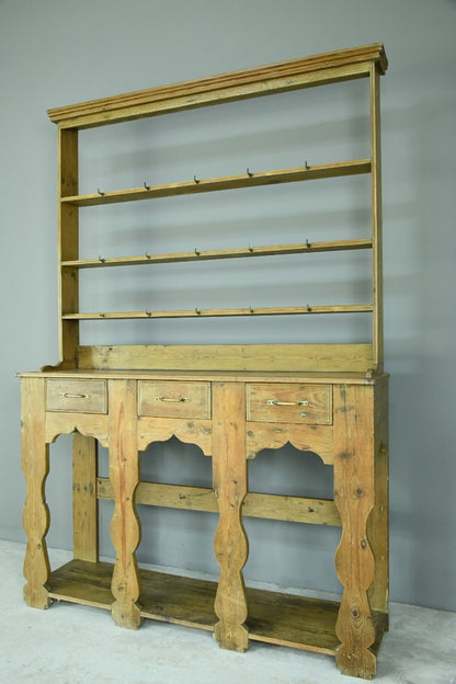 Rustic Pine Kitchen Dresser