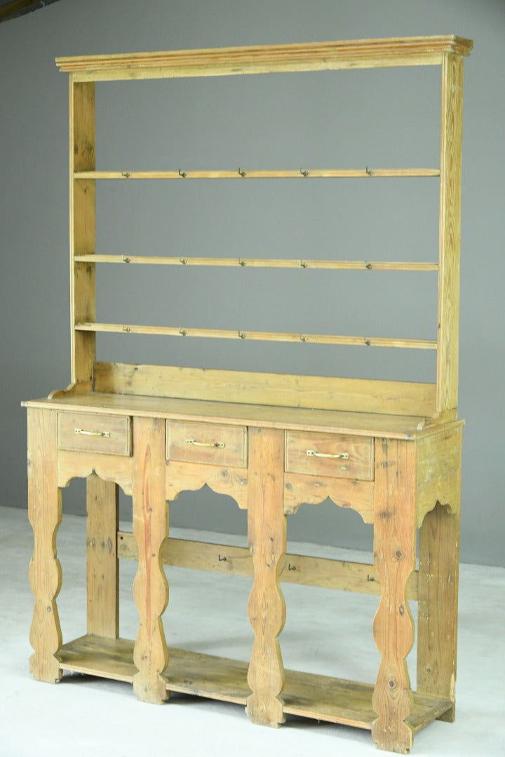 Rustic Pine Kitchen Dresser