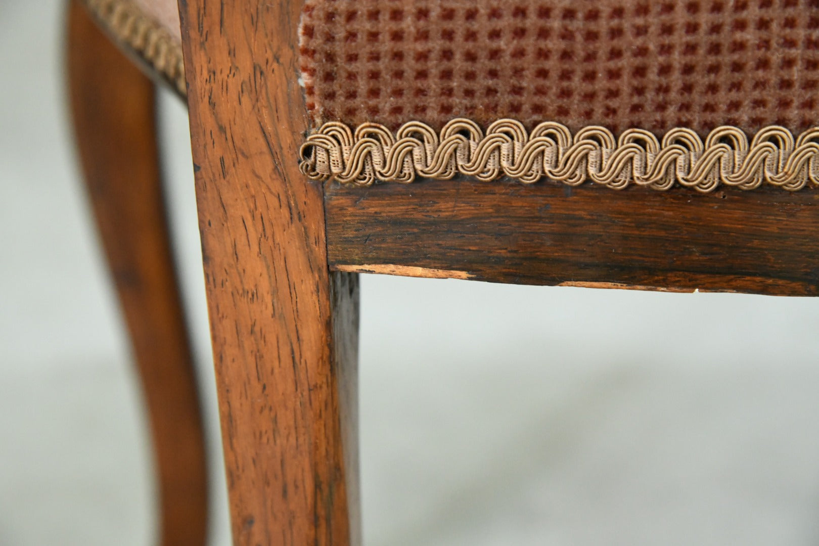 Set 4 Victorian Rosewood Balloon Back Dining Chairs