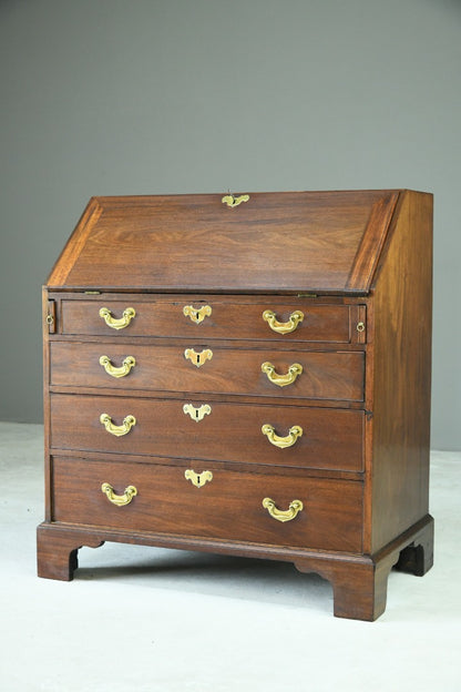 Georgian Mahogany Fall Front Writing Bureau