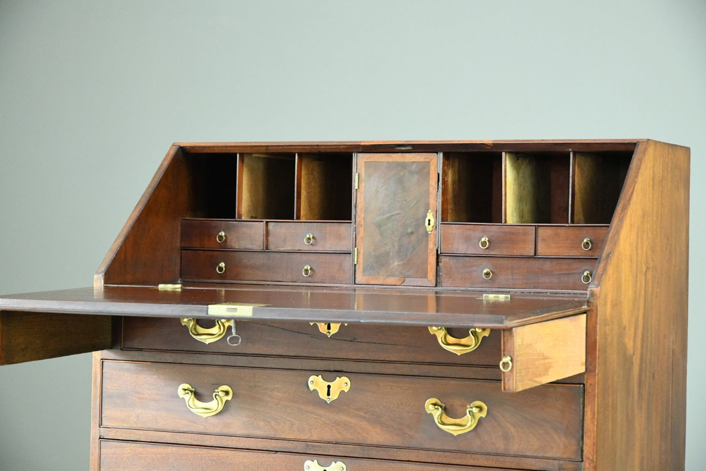 Georgian Mahogany Fall Front Writing Bureau