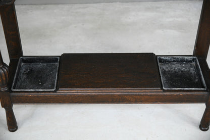 Early 20th Century Oak Hall Stand