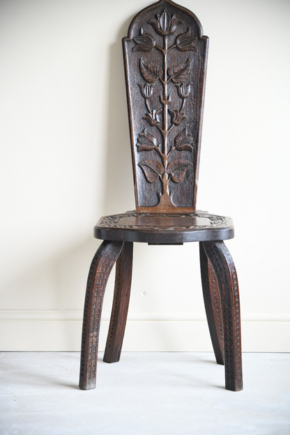 Victorian Chip Carved Occasional Chair