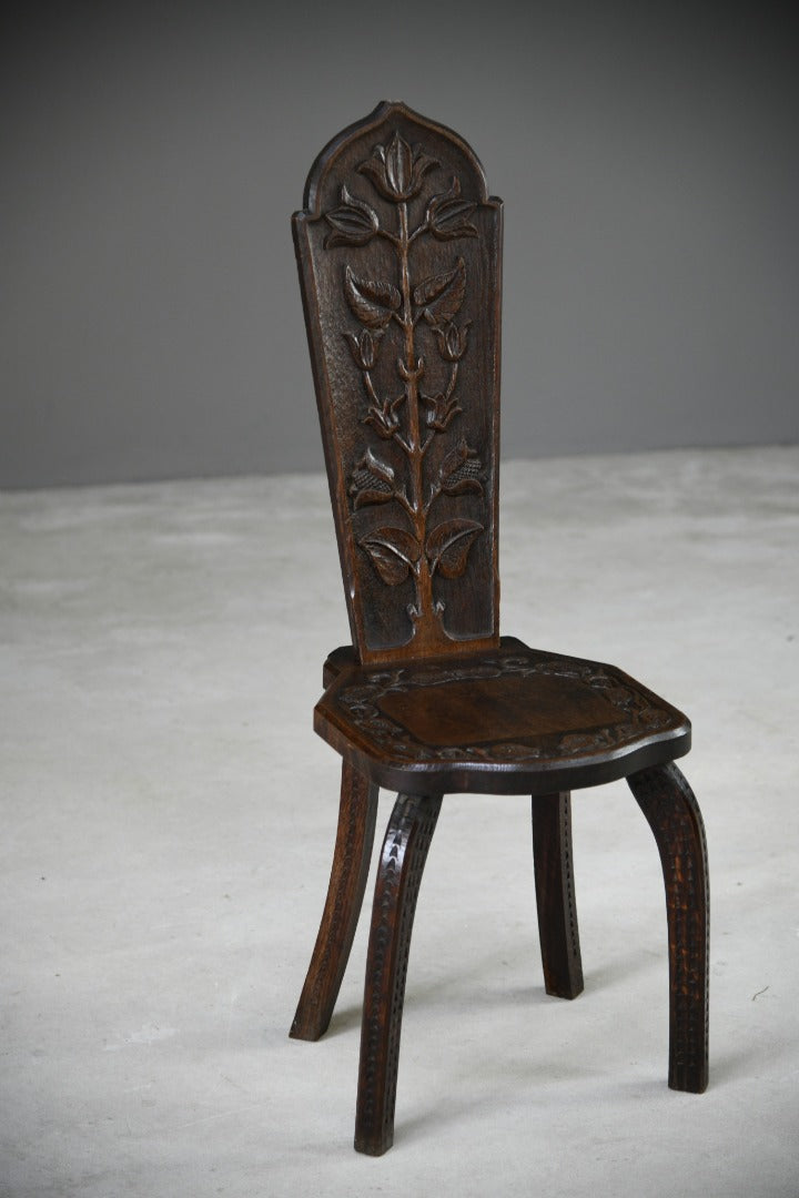 Victorian Chip Carved Occasional Chair