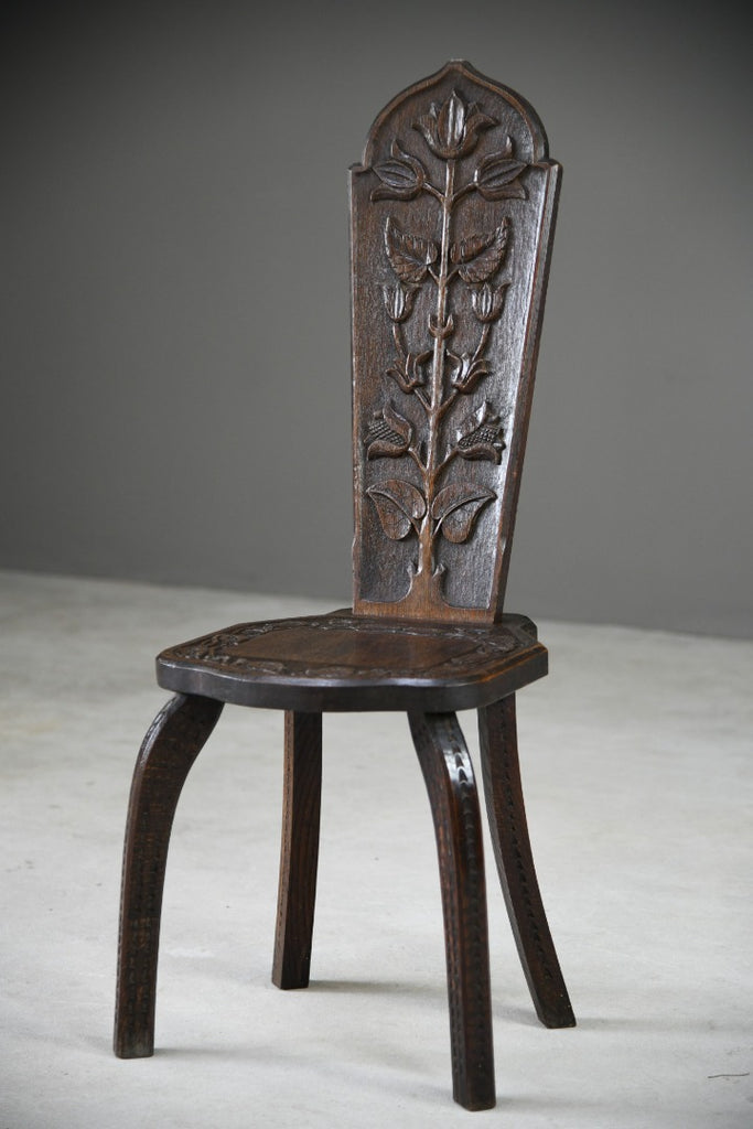 Victorian Chip Carved Occasional Chair