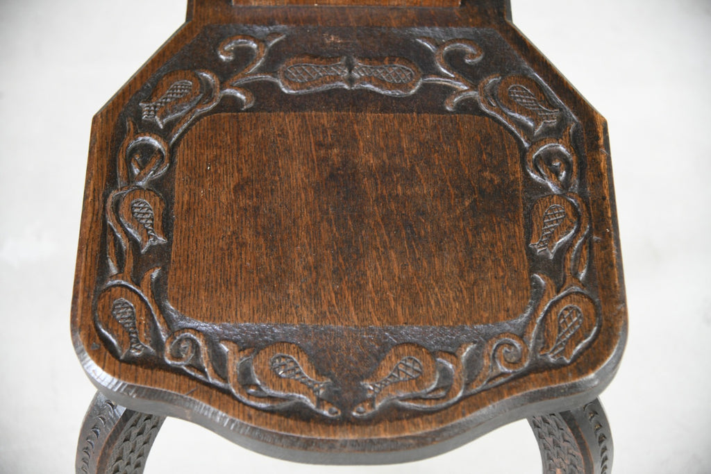 Victorian Chip Carved Occasional Chair