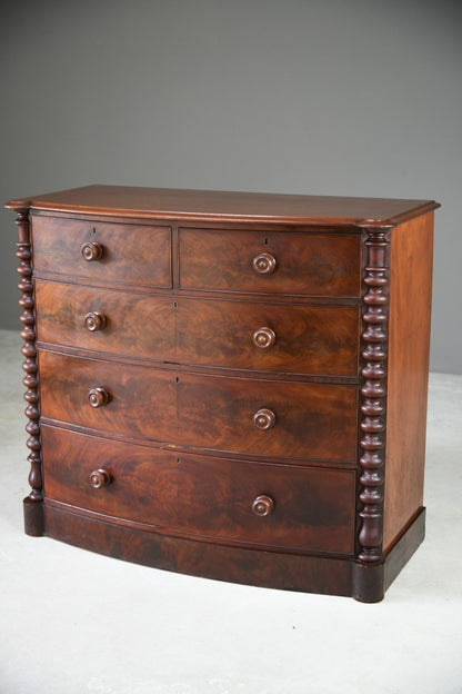 Victorian Mahogany Veneer Chest of Drawers