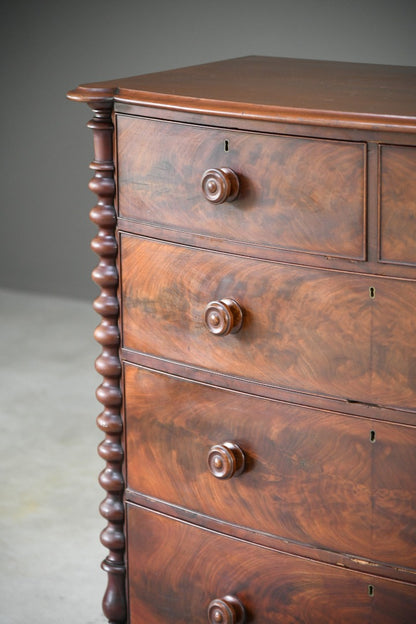 Victorian Mahogany Veneer Chest of Drawers