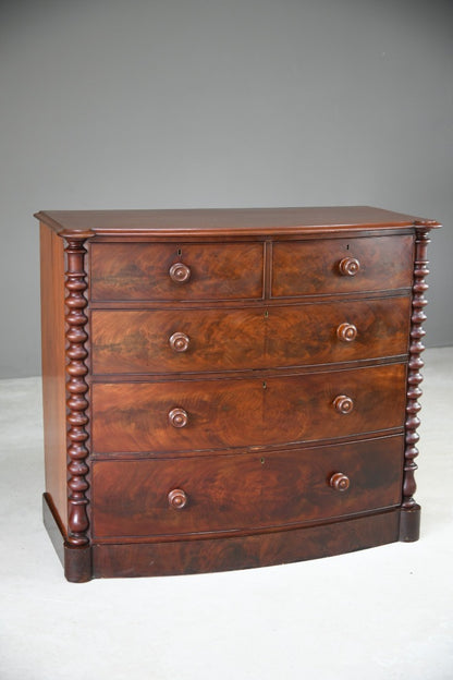 Victorian Mahogany Veneer Chest of Drawers