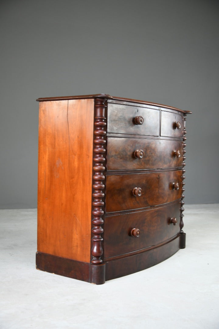 Victorian Mahogany Veneer Chest of Drawers