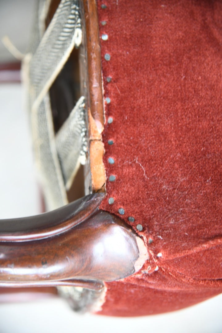 Pair 19th Century Upholstered Occasional Chairs