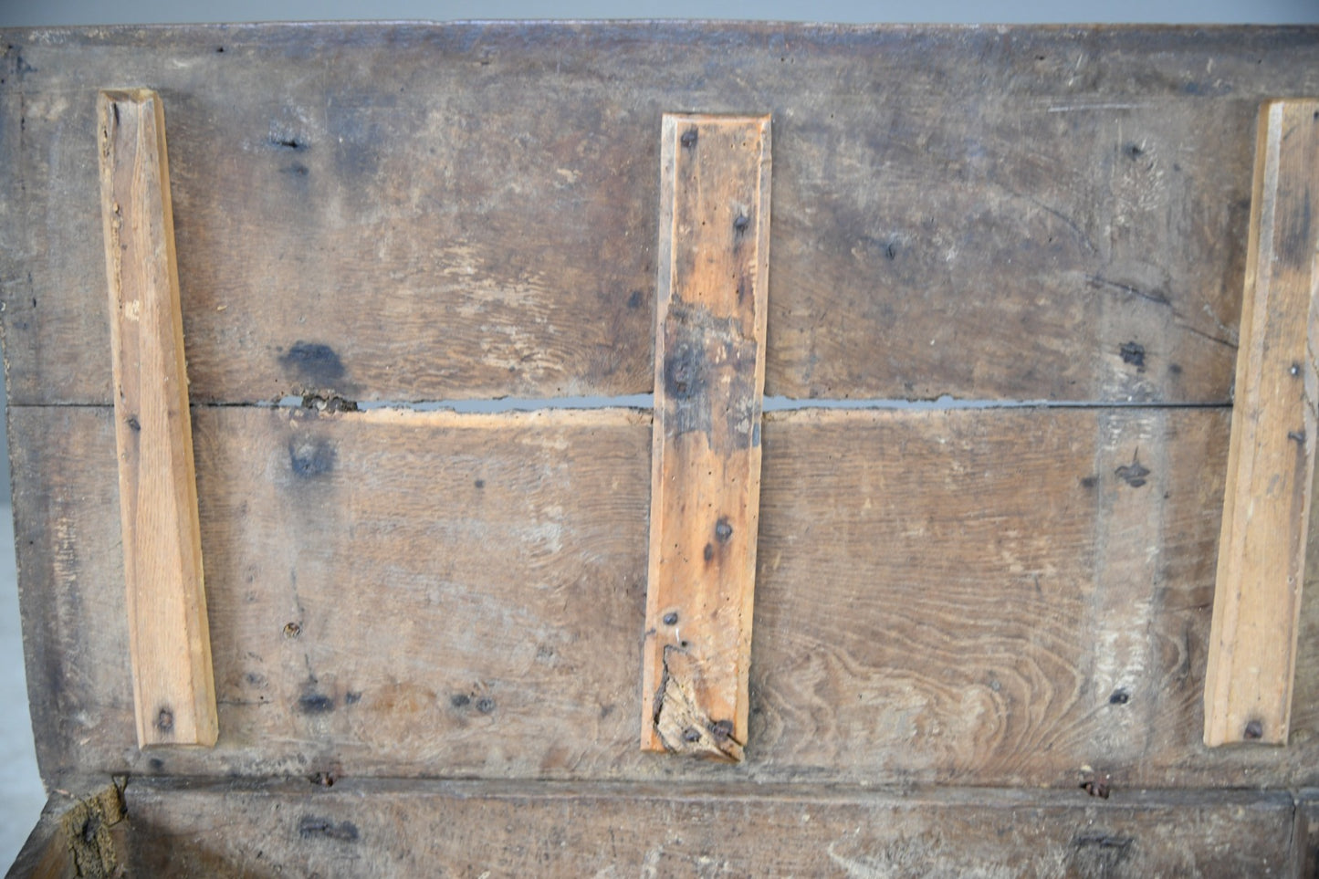 Antique Rustic 18th Century Oak Side Table