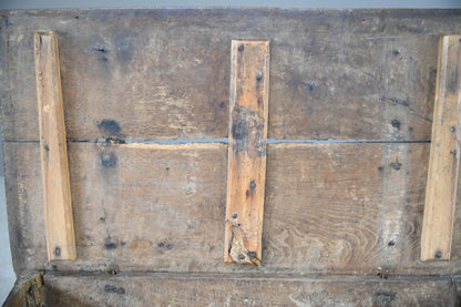 Antique Rustic 18th Century Oak Side Table