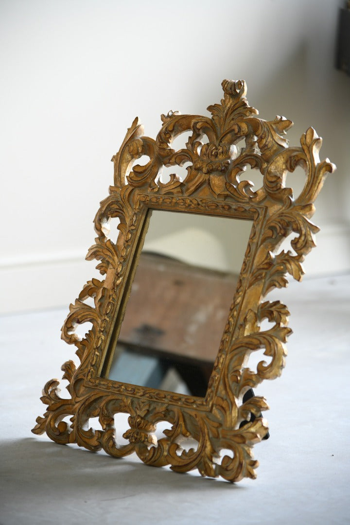 Ornate Gilt  Antique Style Easel Mirror Dressing Table Wall Mount