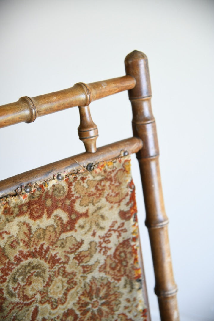 Early 20th Century Simulated Bamboo American Style Rocking Chair