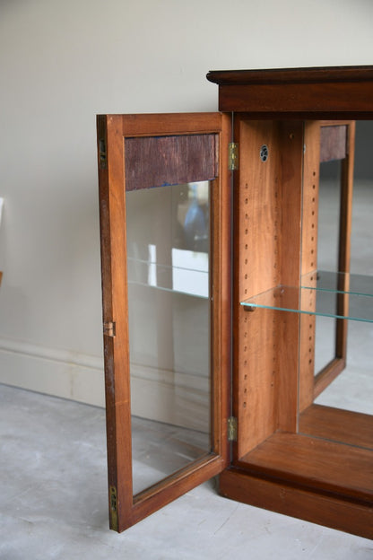 Mahogany Glazed Bathroom Cabinet