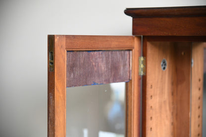 Mahogany Glazed Bathroom Cabinet