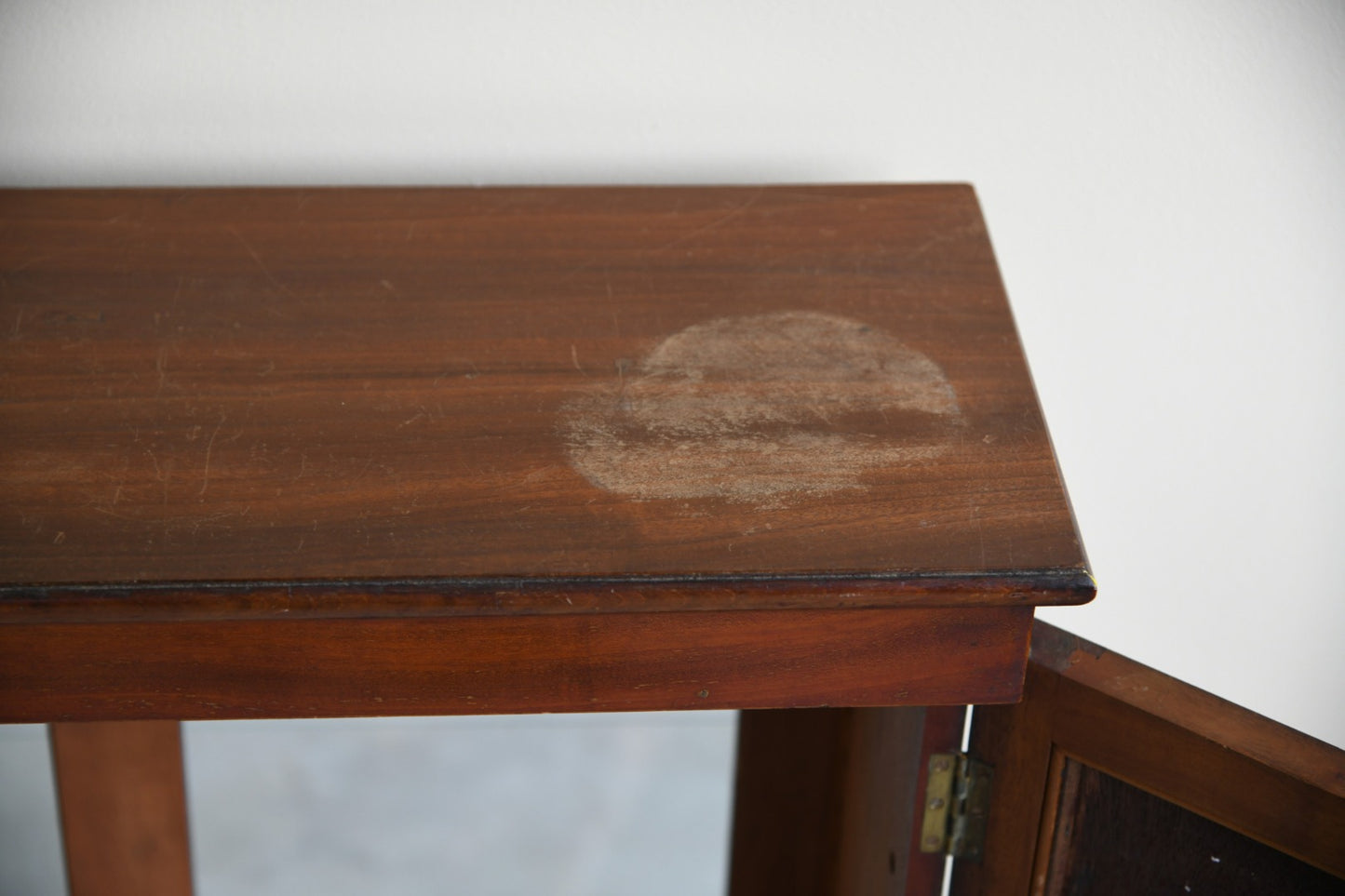 Mahogany Glazed Bathroom Cabinet