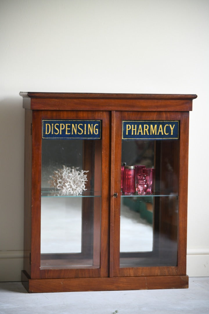 Mahogany Glazed Bathroom Cabinet