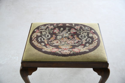 Walnut Dressing Table Stool