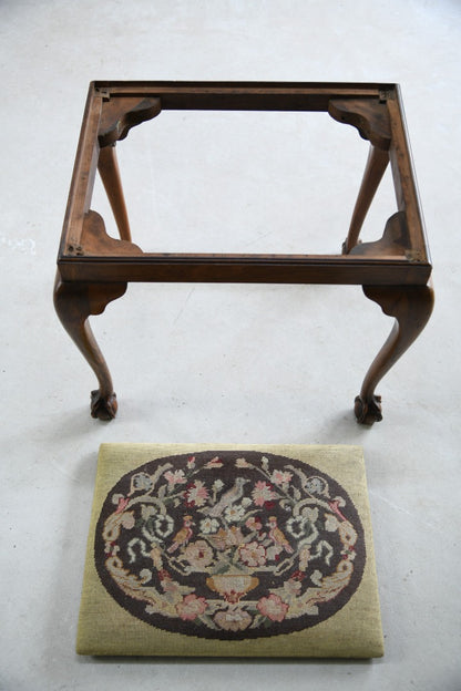 Walnut Dressing Table Stool