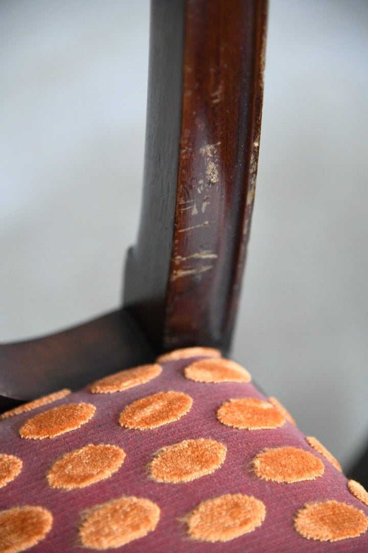 Set 6 20th Century Mahogany Chippendale Style Dining Chairs