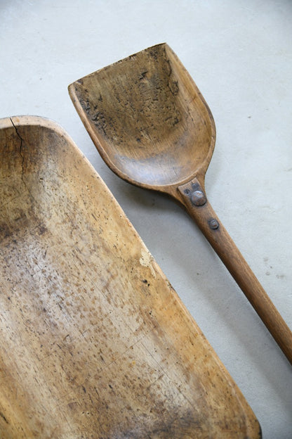 Rustic Primitive Trough & Paddle