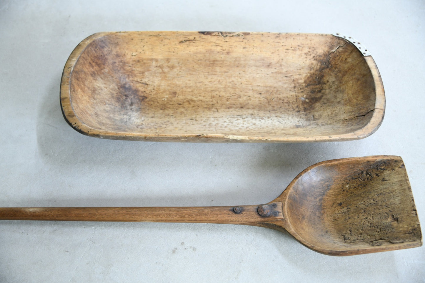 Rustic Primitive Trough & Paddle