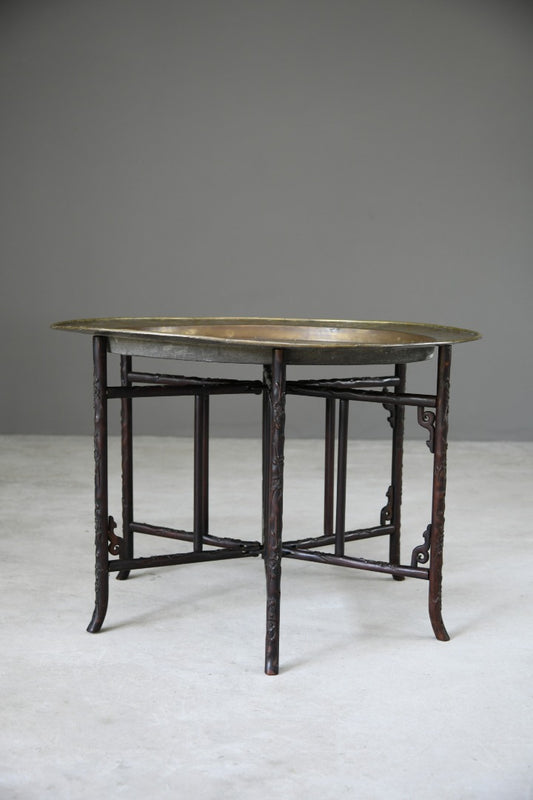 Chinese Brass Tray Coffee Table